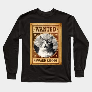 Wanted - Cat Long Sleeve T-Shirt